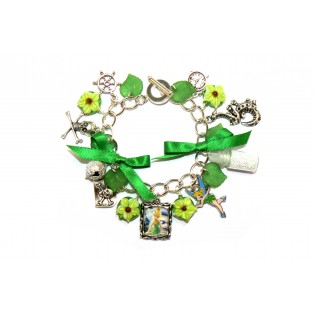 Tinkerbell Themed Charm Bracelet